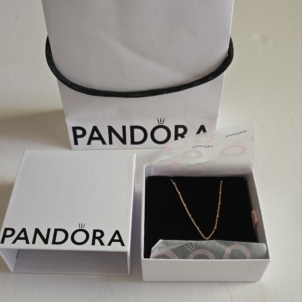 Pandora Rose Gold Chain Necklace
